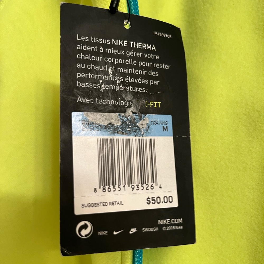 Nike neon yellow hoodie for girls - Picture 3 of 3